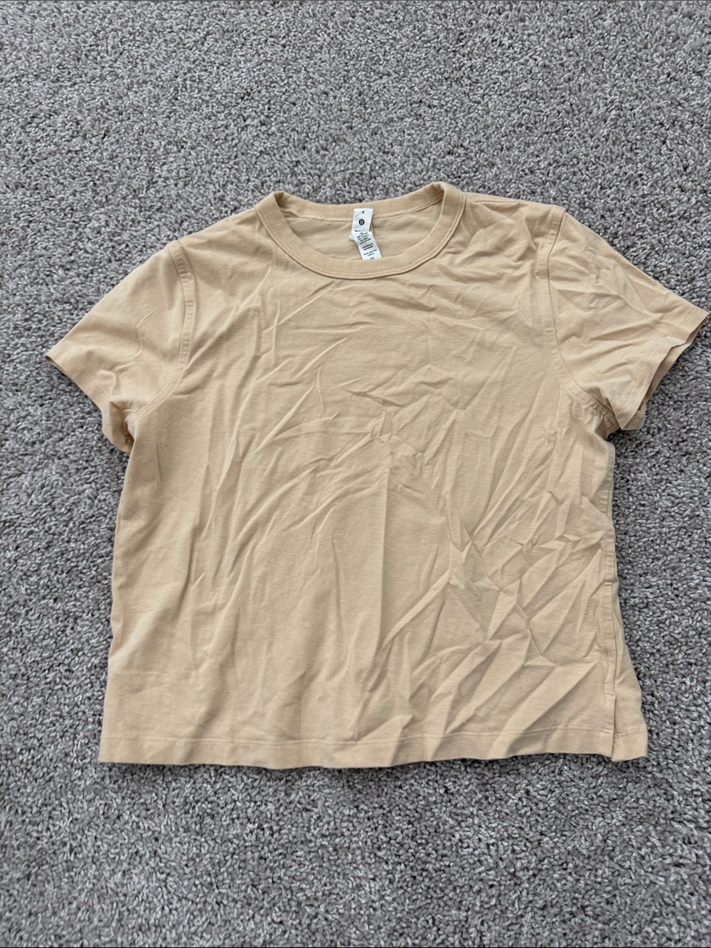 Lululemon Women's Crewneck Tee in butter - Classic Casual Top
